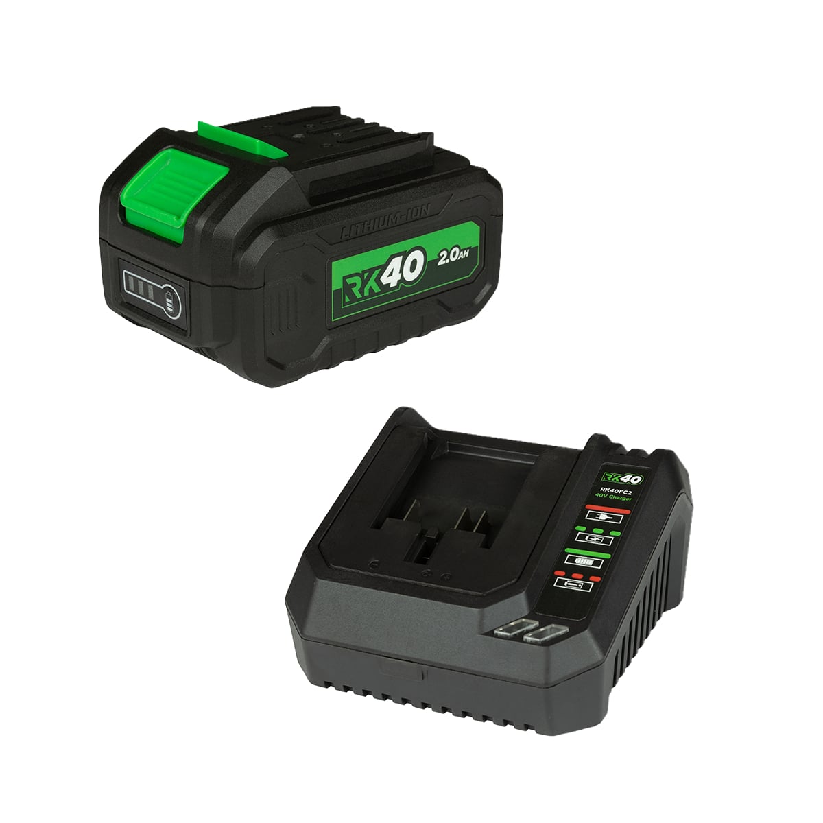 Rikä RK40 2.0Ah Battery & Charger Kit